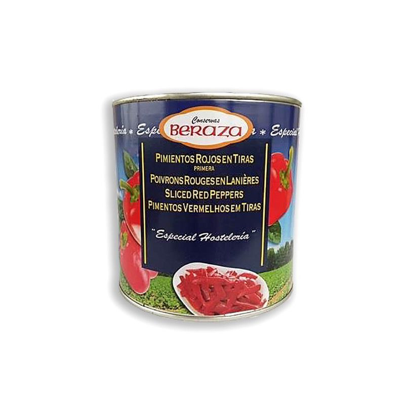 PIMIENTO MORRÓN TIRAS 1ª LATA 6/3Kg